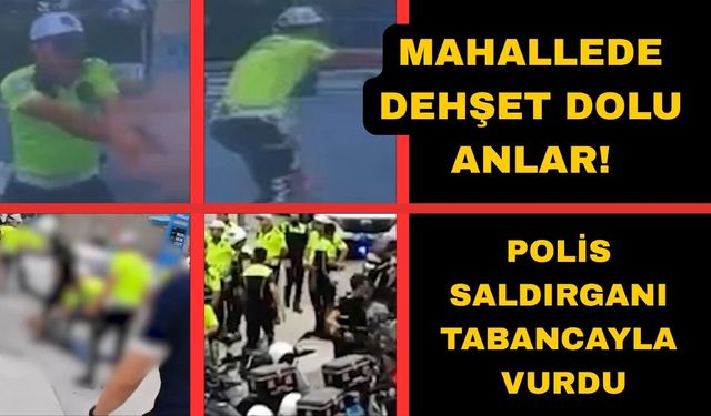 Polise saldırmaya çalışan şüpheli vuruldu
