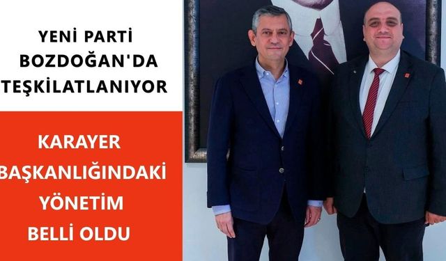 Yeni Parti Bozdoğan'da teşkilatlanıyor
