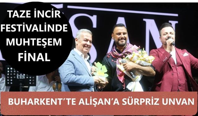 Taze incir festivalinde muhteşem final