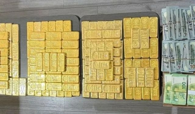 200 kilo külçe altın bulundu, soruşturmada gözler o adrese çevrildi