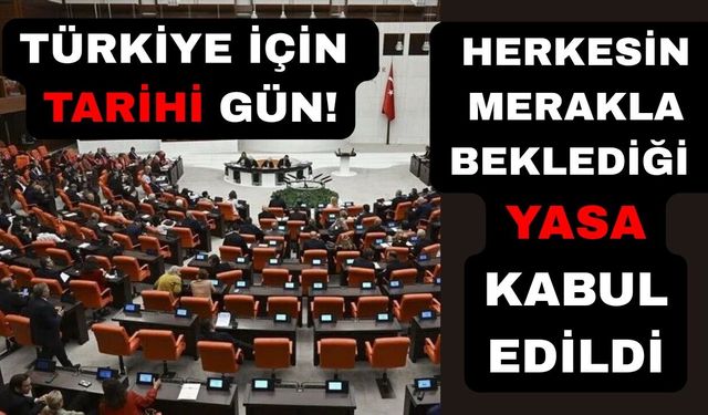 Terörsüz Türkiye Yasası TBMM'de kabul edildi