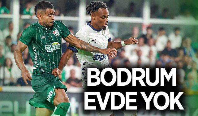 Bodrum FK, evinde Bursaspor'a mağlup