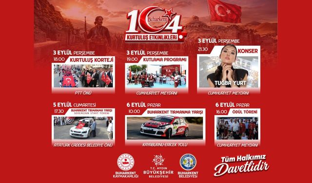 Buharkent’te kurtuluş coşkusu 104. kez yaşanacak