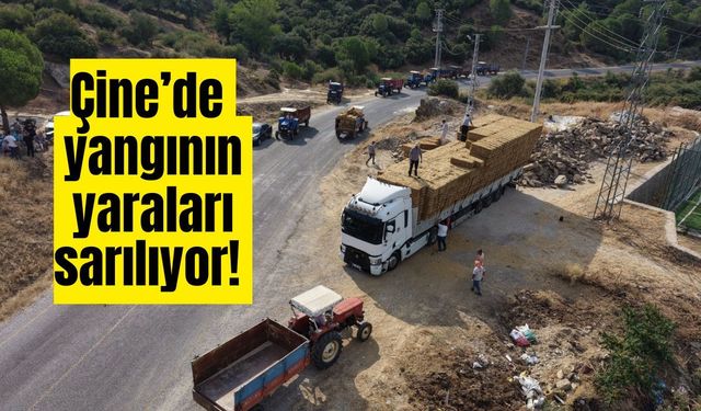 Çine’de yaralar sarılıyor! Destek bu kez iki mahallede