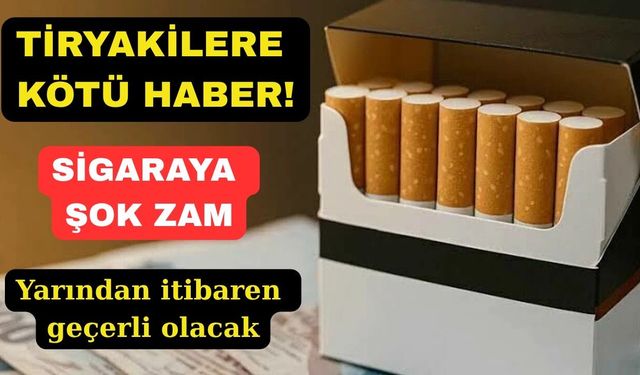 Sigara zamlarına bir yenisi daha eklendi