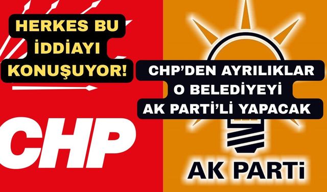 CHP'den istifaların belediyeyi AK Parti'ye geçireceği iddiası