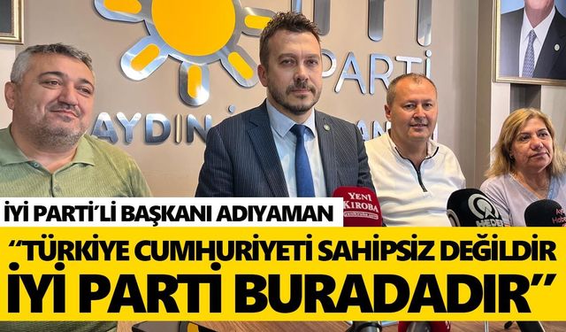 İYİ Parti Aydın’dan 'çerçeve yasa' resti!