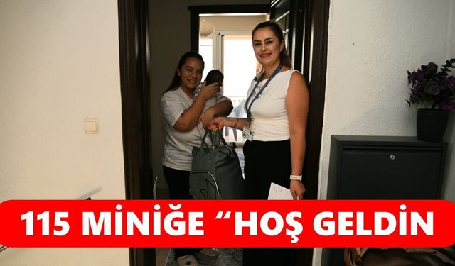 Kuşadası’nda 115 minik ziyaret! Belediye bebeklerin sevincine ortak oldu