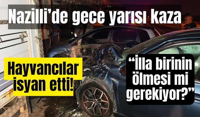 Nazilli’de o yolda tehlike büyüyor!