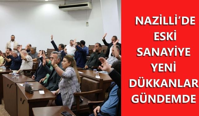 Nazilli'de Eski Sanayi'ye yeni dükkanlar gündemde
