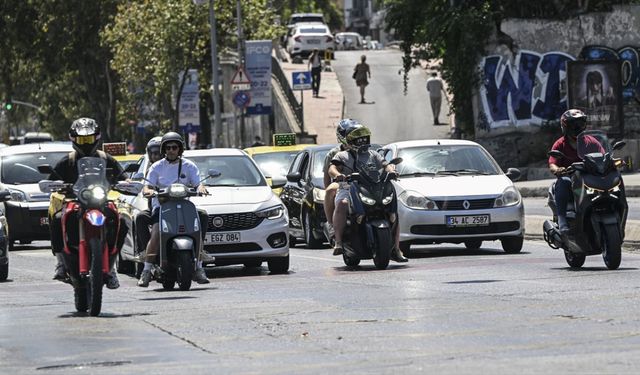 7 il arasında Aydın da var! Motosikletler otomobilleri geçti