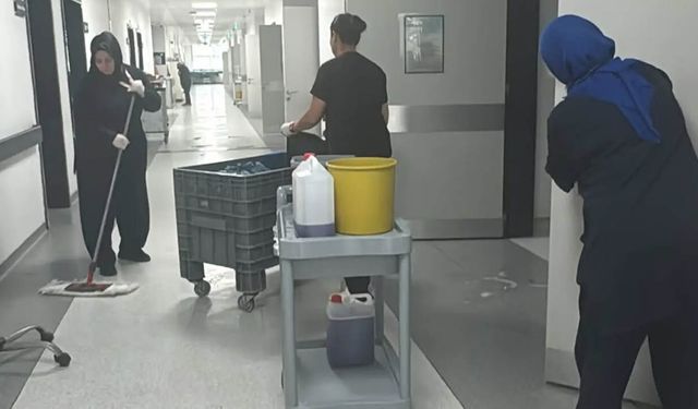ADÜ Hastanesi'nde 7/24 hijyen seferberliği
