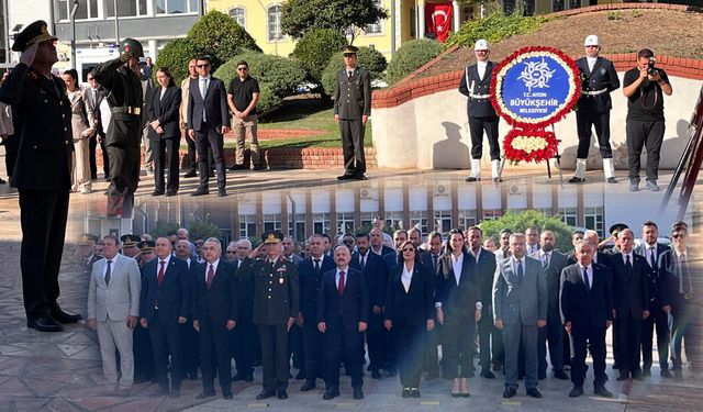 Aydın’da 7 Eylül coşkusu çelenk töreniyle başladı