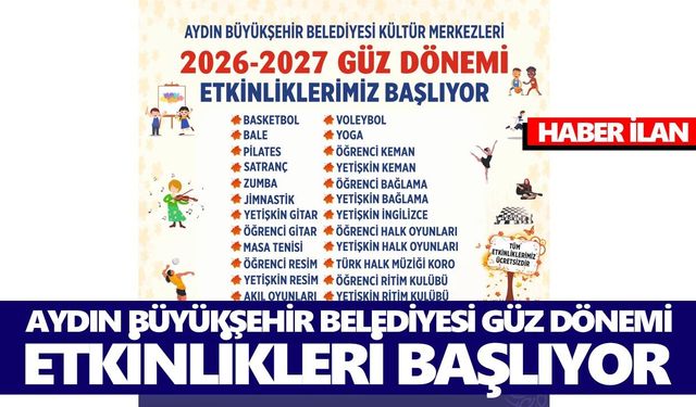 BAŞKAN ÇERÇİOĞLU AYDINLILARI SPOR, SANAT VE EĞİTİMLE BULUŞTURUYOR