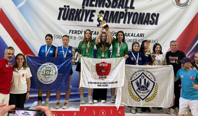 Aydınlı Hemsball sporcularından Türkiye Şampiyonası’nda 24 madalya ve 7 kupa