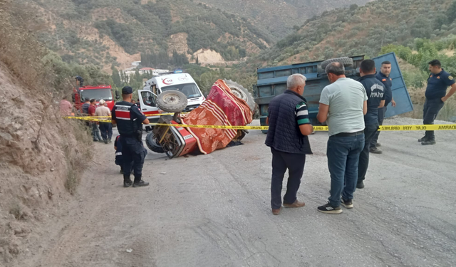 Aydın'daki kazada 1 kişi öldü, 1 kişi yaralandı