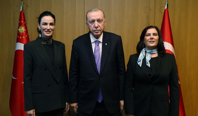 Çerçioğlu ve Sarıbaş'tan Cumhurbaşkanı Erdoğan'a ziyaret