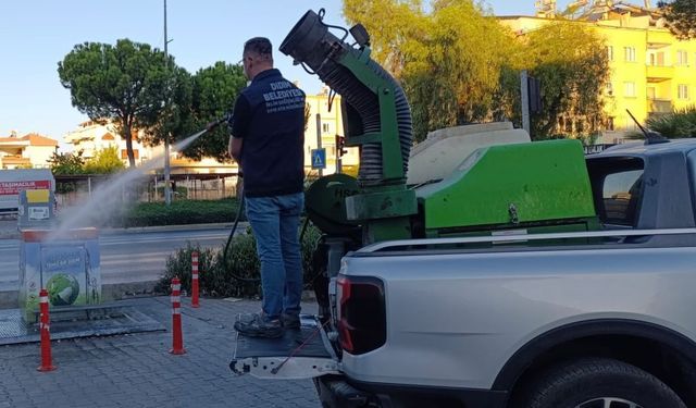 Didim’de bu noktalar tek tek ilaçlanıyor: Belediye harekete geçti
