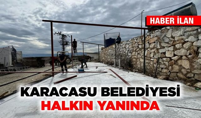 Karacasu Belediyesi halkın yanında