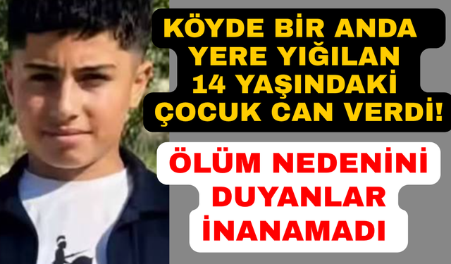 Evinin bahçesinde kalp krizi geçiren çocuk kurtarılamadı