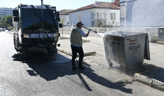Kuşadası’nda o güzergâh baştan sona temizlendi