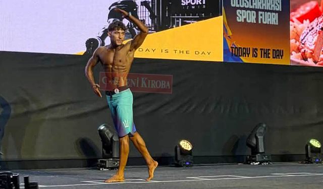 Aydınlı fitness sporcusu Türkiye üçüncüsü oldu