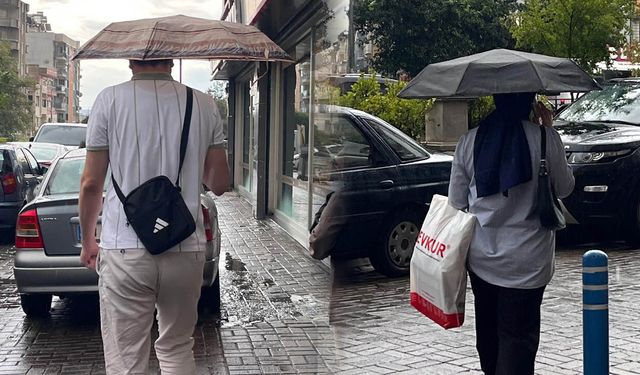 Aydın’da beklenen sağanak yağış başladı!