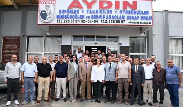 Çerçioğlu ve Sarıbaş’tan şoför esnafına ziyaret!