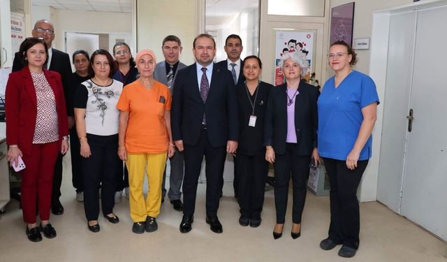 Şenkul'dan Söke Devlet Hastanesi'ne ziyaret