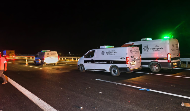 Denizli-Aydın otobanında feci kaza: 3 kişi hayatını kaybetti