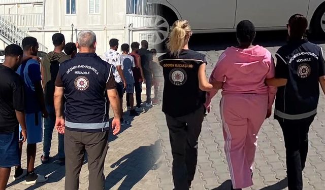 Aydın’da şok baskın! Aynı evde 19 kişi yakalandı