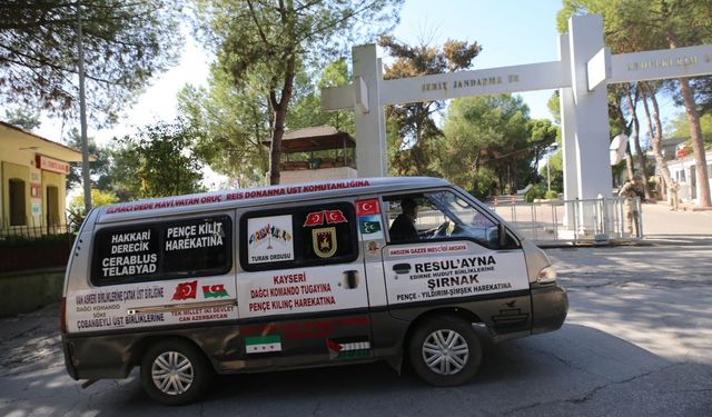 76 yaşındaki “Elmacı Dede” Denizli’den Aydın’a mehmetçik için geldi