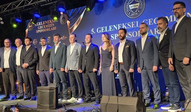 Aydın'da Fenerbahçeliler 5.Geleneksel gecede coştu