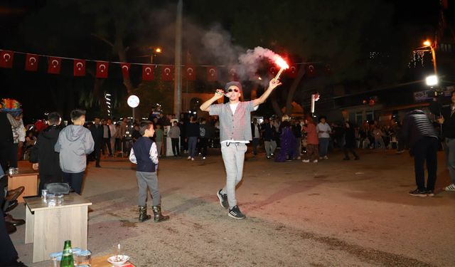 Karpuzlu'da cumhuriyet bayramı, arap bayramı geleneğiyle kutlandı