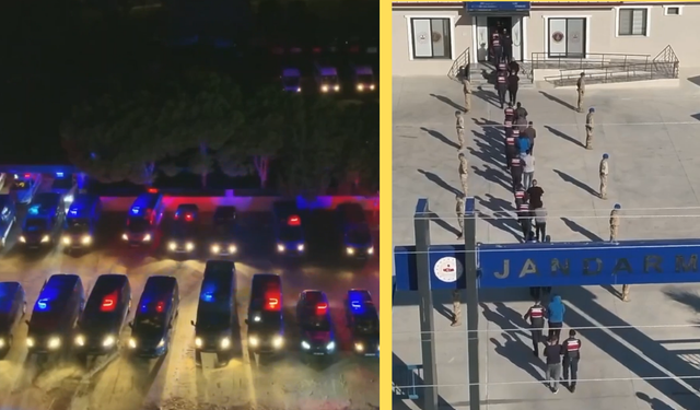 Aydın merkezli operasyonda 111 şüpheli gözaltına alındı