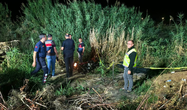 Aydın'da motosiklet kanala düştü: 1 ölü, 1 yaralı