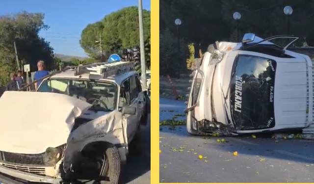 Aydın'da otomobille kamyonet çarpıştı: 1 yaralı