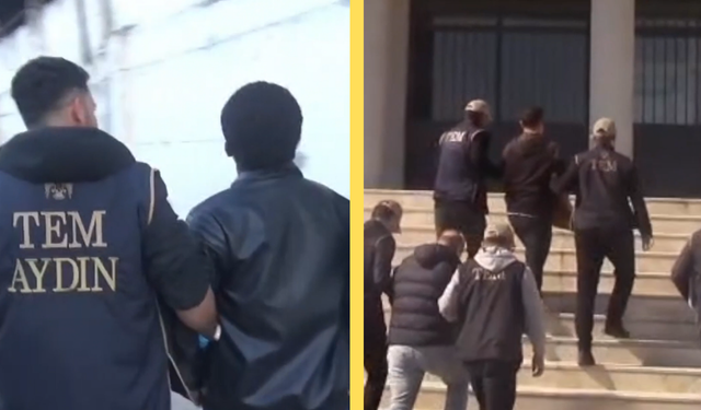 Aydın'ın 2 ilçesinde polis ekiplerinden operasyon