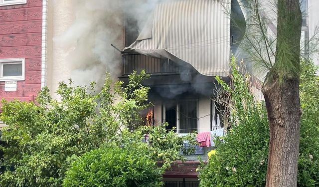 Aydın’da tüp patladı! Evde yangın çıktı