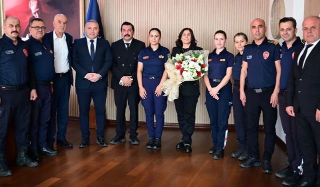 Başkan Çerçioğlu itfaiyecileri unutmadı