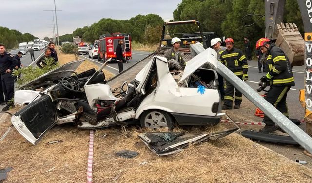 Denizli-Aydın yolunda feci kaza: 1 kişi hayatını kaybetti