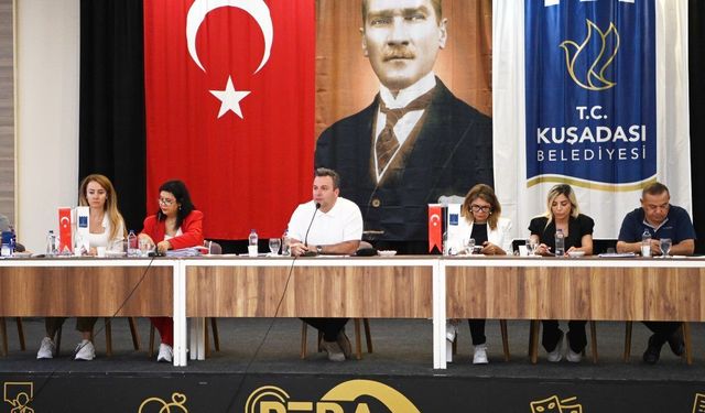 Kuşadası Belediye Meclisi Ekim ayı toplantısı gerçekleşti