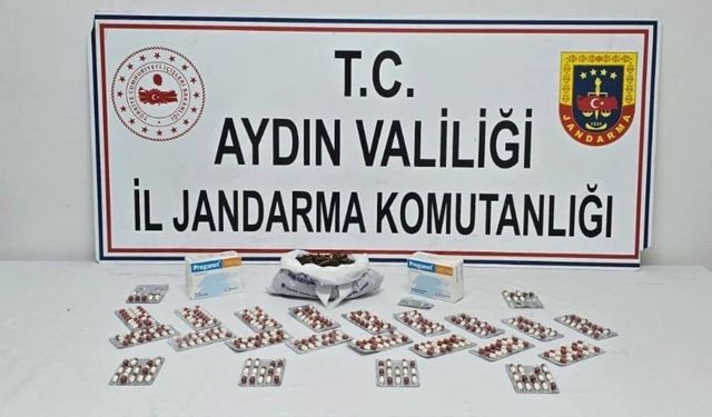 Kuşadası’nda evden yasaklı madde çıktı