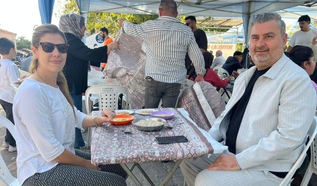 Nazilli’de Sevim Aktaş anısına 10 bin kişilik keşkek hayrı
