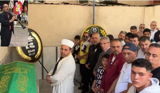 Nazilli’nin usta müzisyeni Yavuz Elmas son yolculuğuna uğurlandı