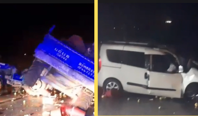 Zincirleme kazada 2 kişi öldü, 2 kişi yaralandı