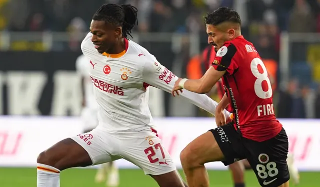 Galatasaray zorlu Ankara deplasmanını Deniz Gül'ün tek golüyle aştı
