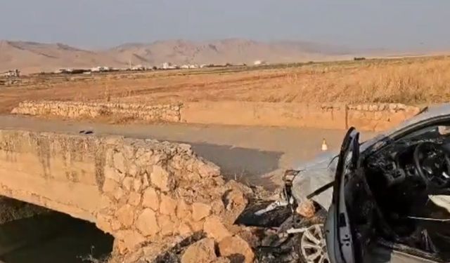 Sulama kanalına devrilen otomobilde acı bilanço: 6 ölü