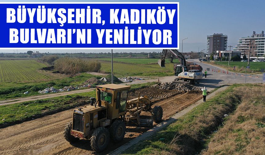 Büyükşehir, Kadıköy Bulvarı’nı yeniliyor