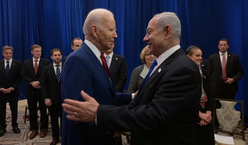 Biden ile görüşen Netanyahu, Beyaz Saray önünde protesto edildi